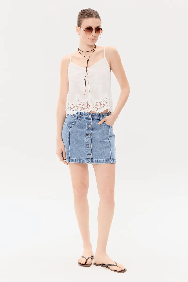Mini Dalia Denim Blue