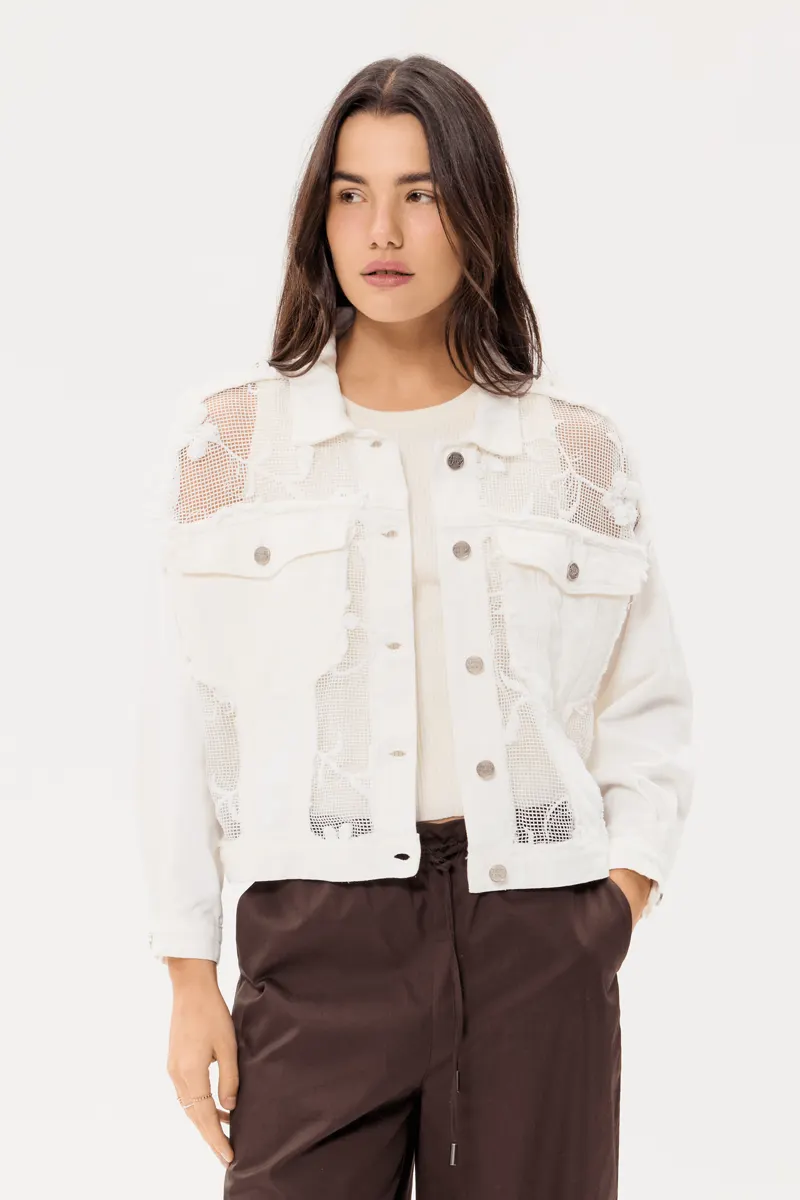 Campera Bari White