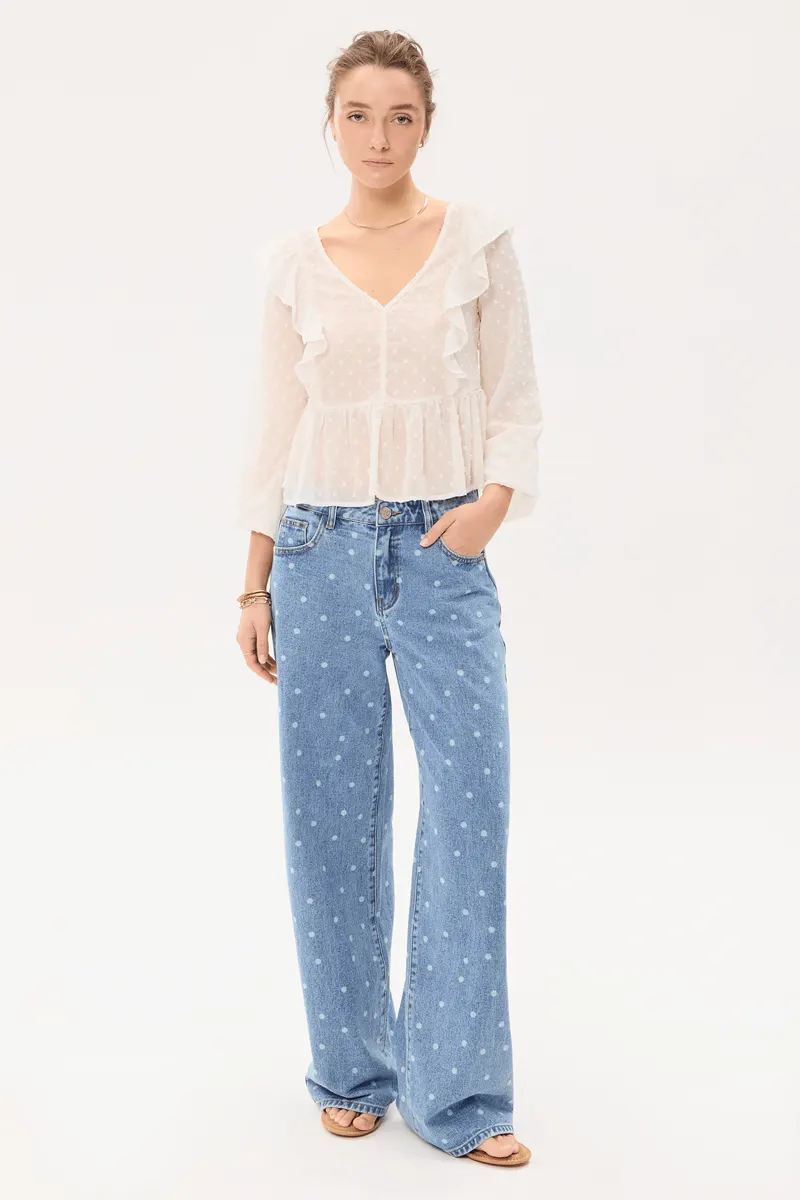 Wide Luna Light Blue