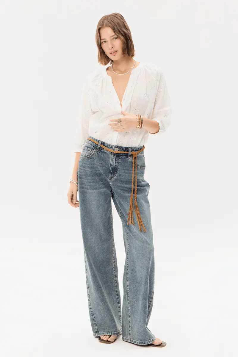 Wide Basic Gout Vintage Blue