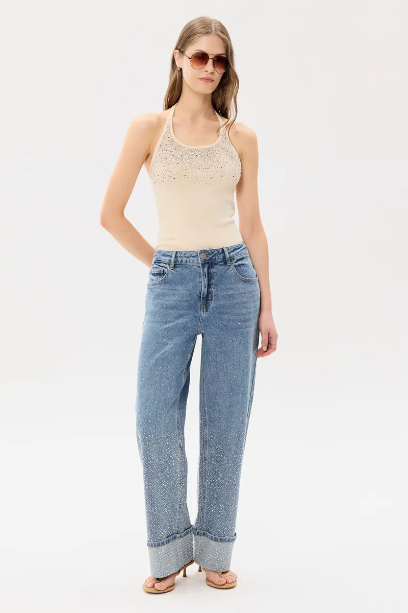 Straight Degrade Denim Blue